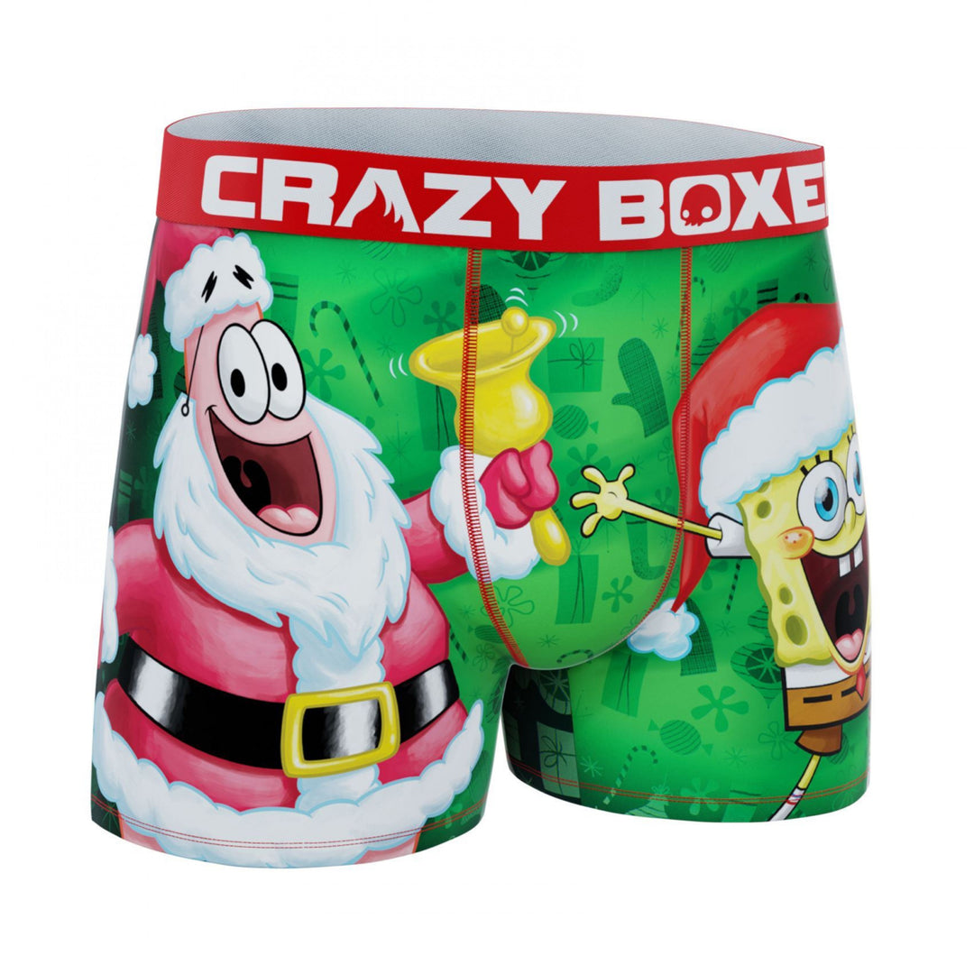Crazy Boxers SpongeBob SquarePants Holidays Mens Boxer Briefs Image 3