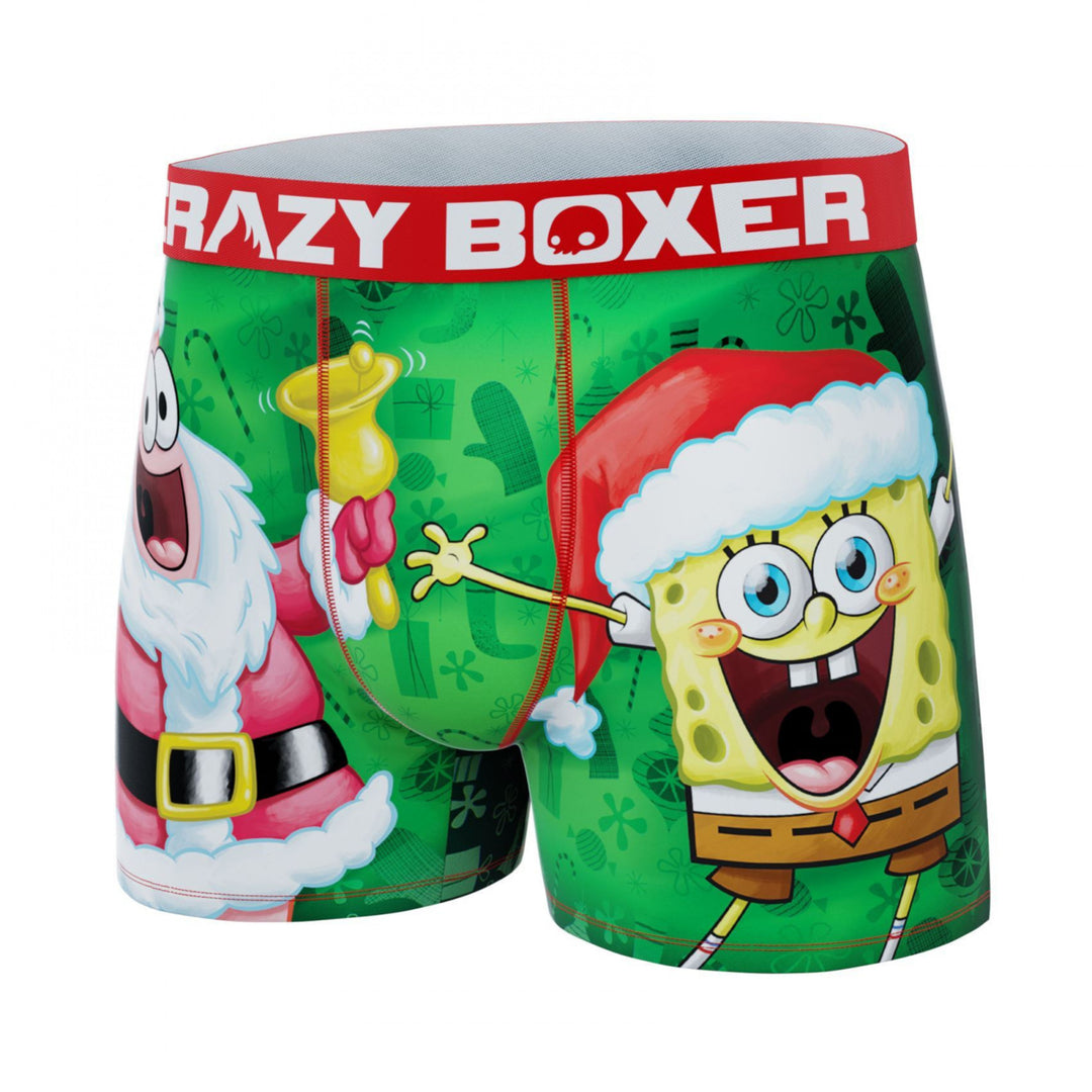 Crazy Boxers SpongeBob SquarePants Holidays Mens Boxer Briefs Image 4