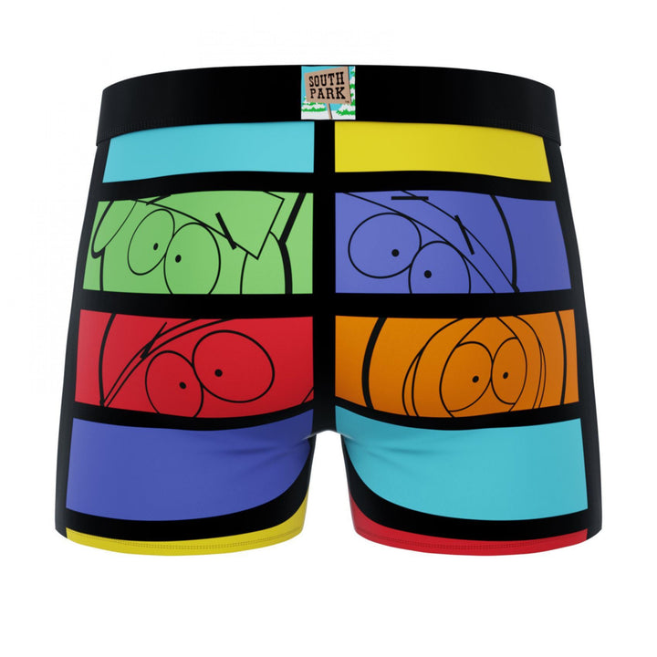 Crazy Boxers South Park Faces Mens Boxer Briefs Image 2