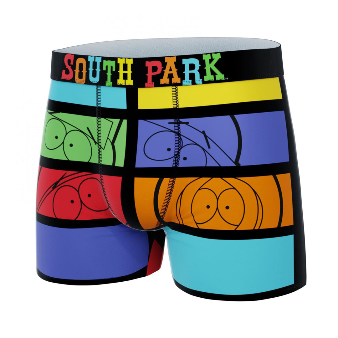 Crazy Boxers South Park Faces Mens Boxer Briefs Image 4