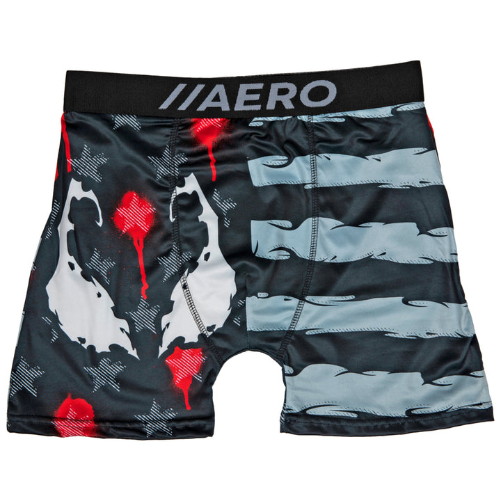 Marvel Venom Eyes Over Flag Aero Boxer Briefs Underwear Image 3