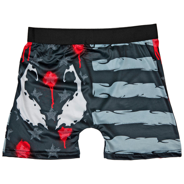 Marvel Venom Eyes Over Flag Aero Boxer Briefs Underwear Image 4