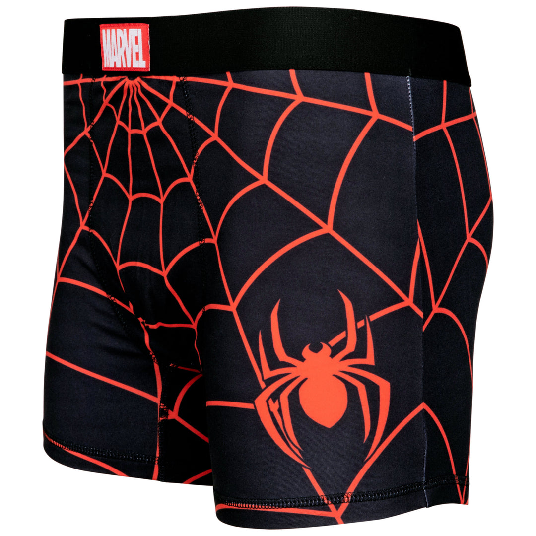 Spider-Man Miles Morales Character Armor Style Boxer Briefs Image 4