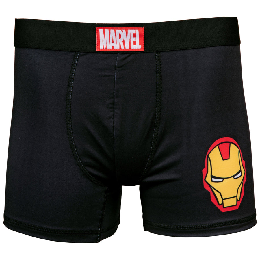 Marvel Iron Man Classic Logo Boxer Briefs Image 1