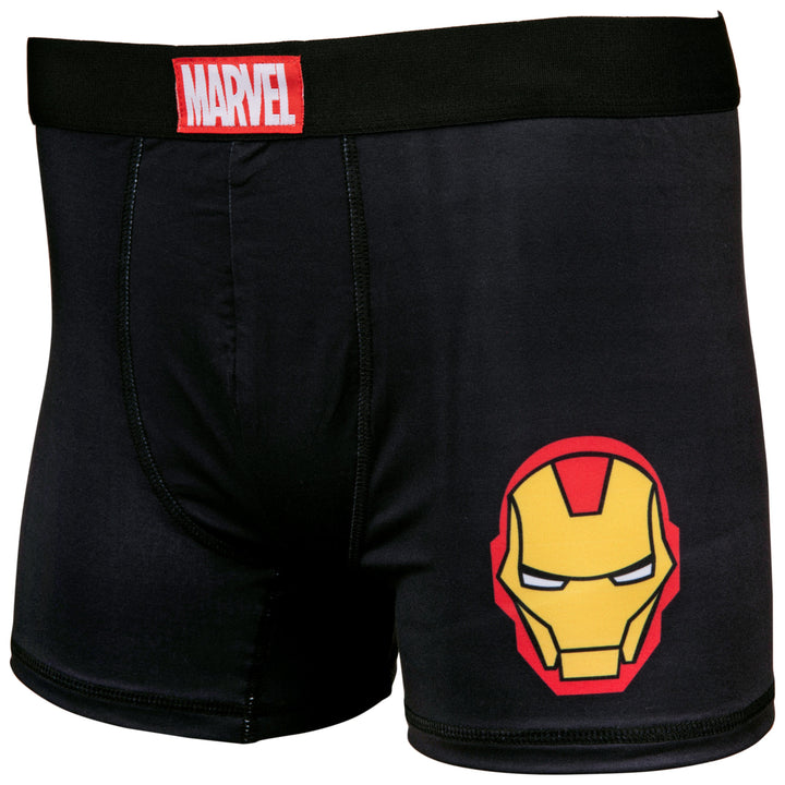 Marvel Iron Man Classic Logo Boxer Briefs Image 2