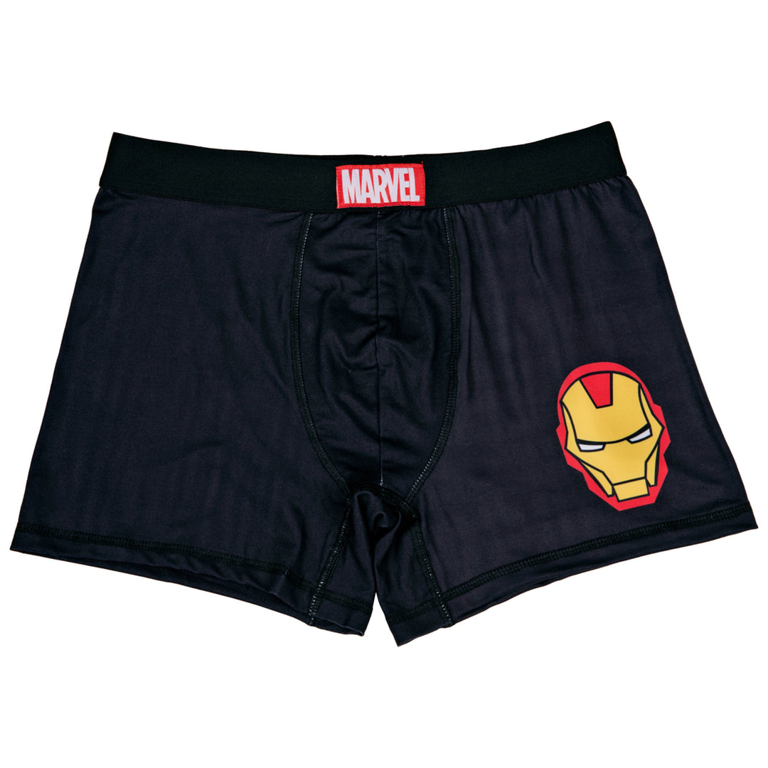 Marvel Iron Man Classic Logo Boxer Briefs Image 4