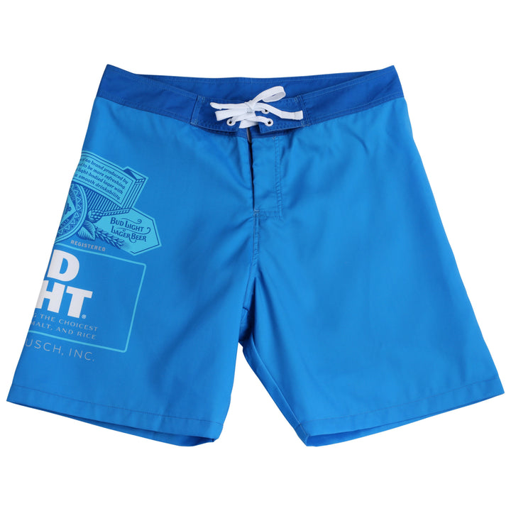 Bud Light Label Board Shorts Image 2