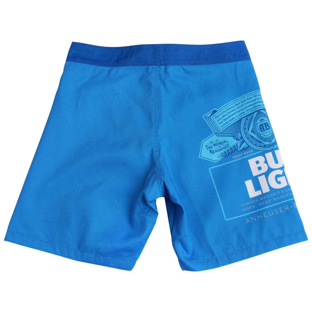 Bud Light Label Board Shorts Image 3