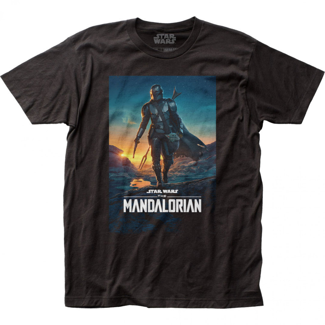 Star Wars The Mandalorian Season 2 Poster T-Shirt Image 1