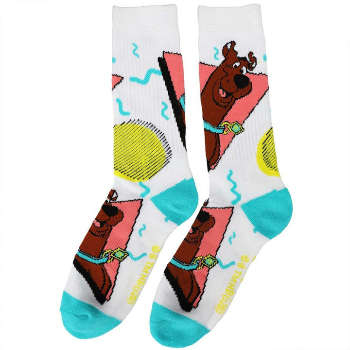 Scooby-Doo Retro Toss Crew Socks Image 2