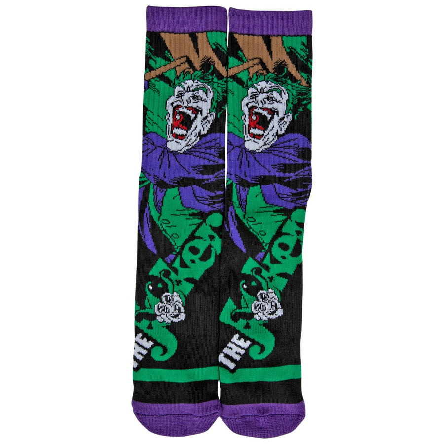 The Joker Classic Character Athletic Socks Image 1