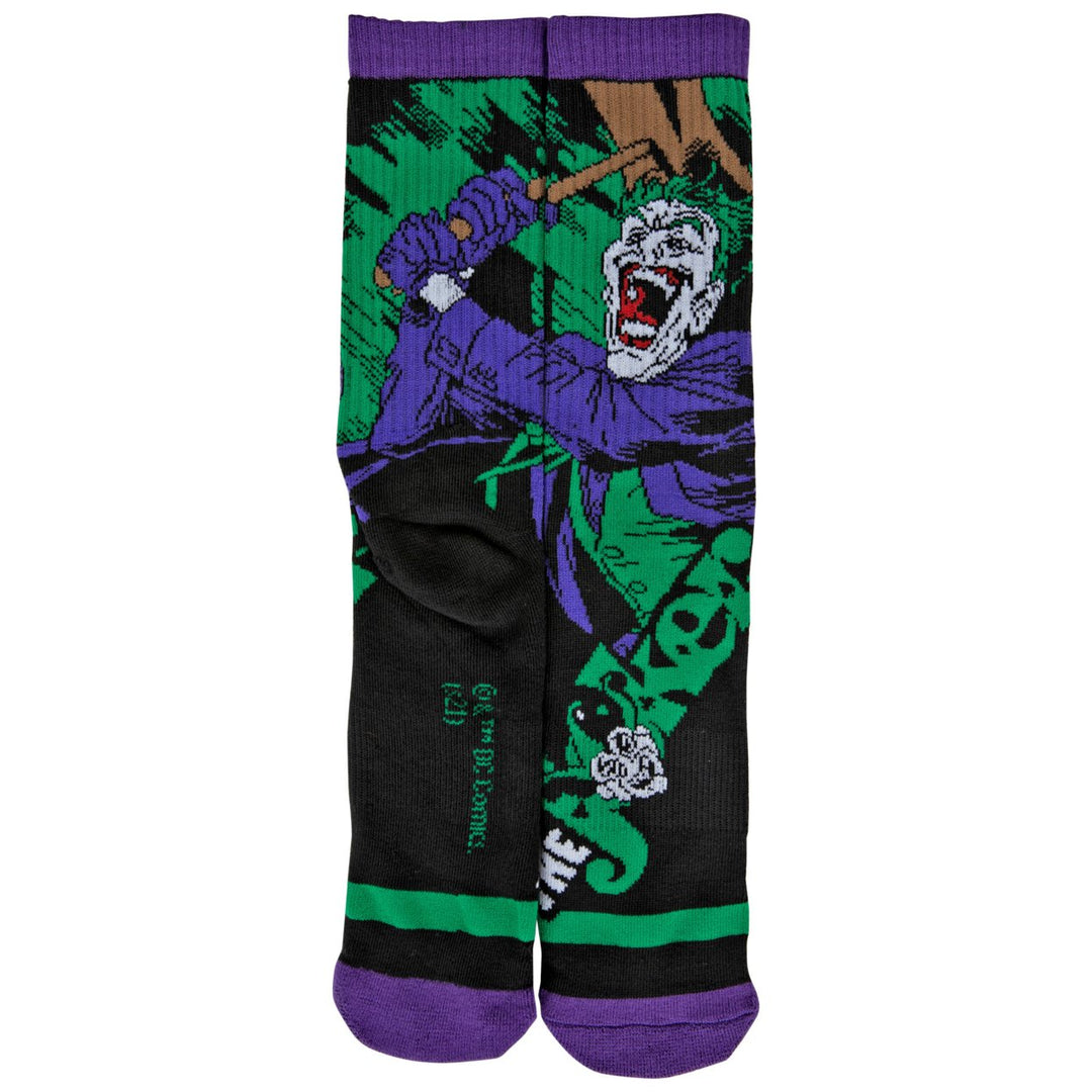 The Joker Classic Character Athletic Socks Image 2