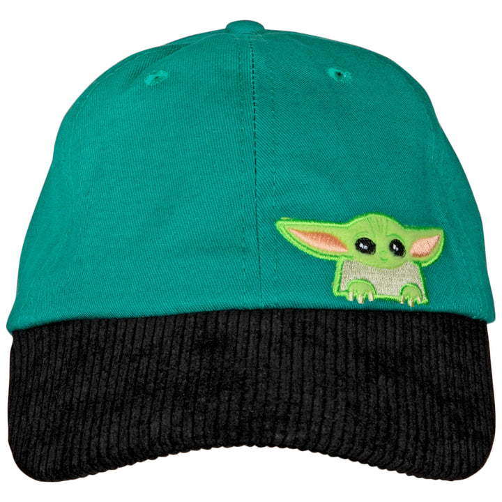 Star Wars The Child Grogu Peeking Adjustable Snapback Dad Hat Image 2