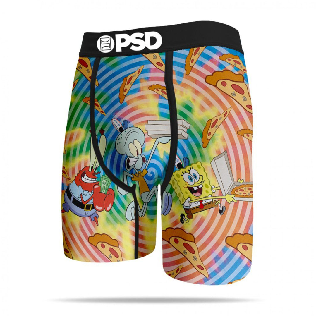 SpongeBob SquarePants Pizza Party Mens Boxer Briefs Image 1