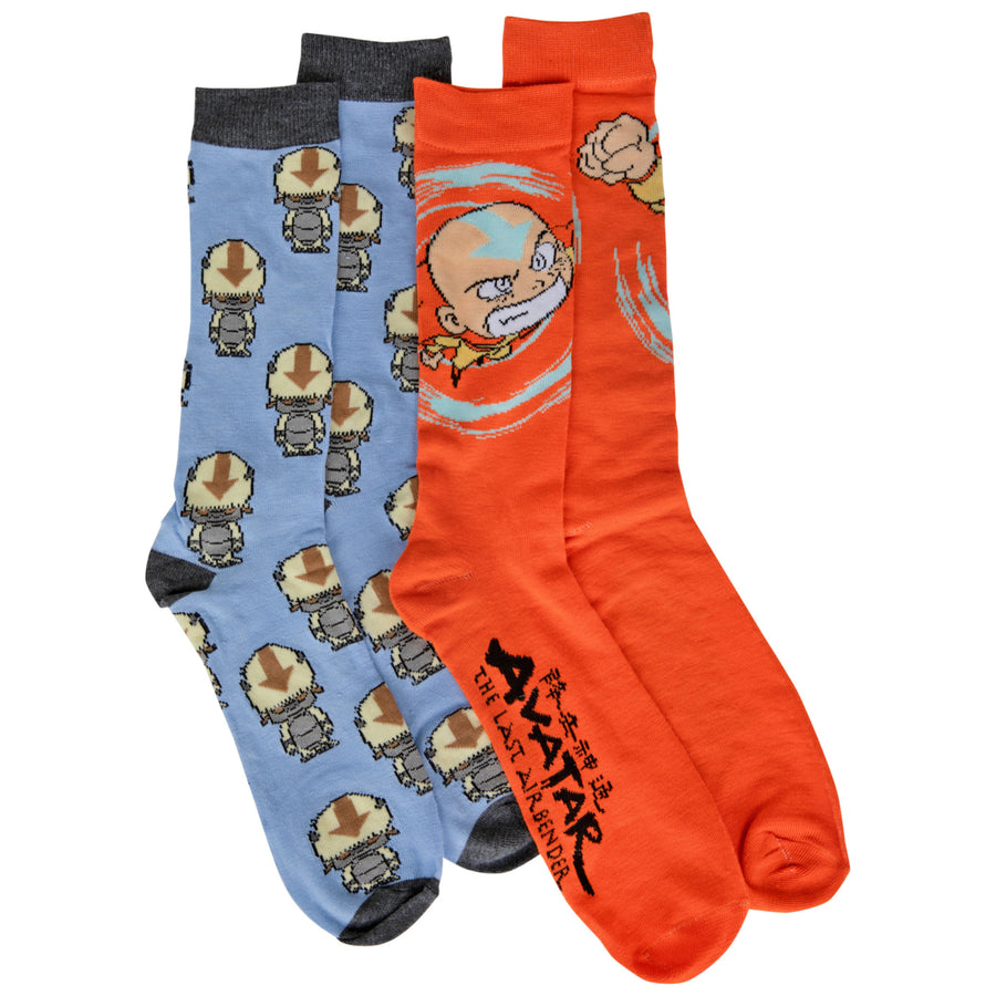 Avatar: The Last Airbender 2-Pair Pack of Crew Socks Image 1