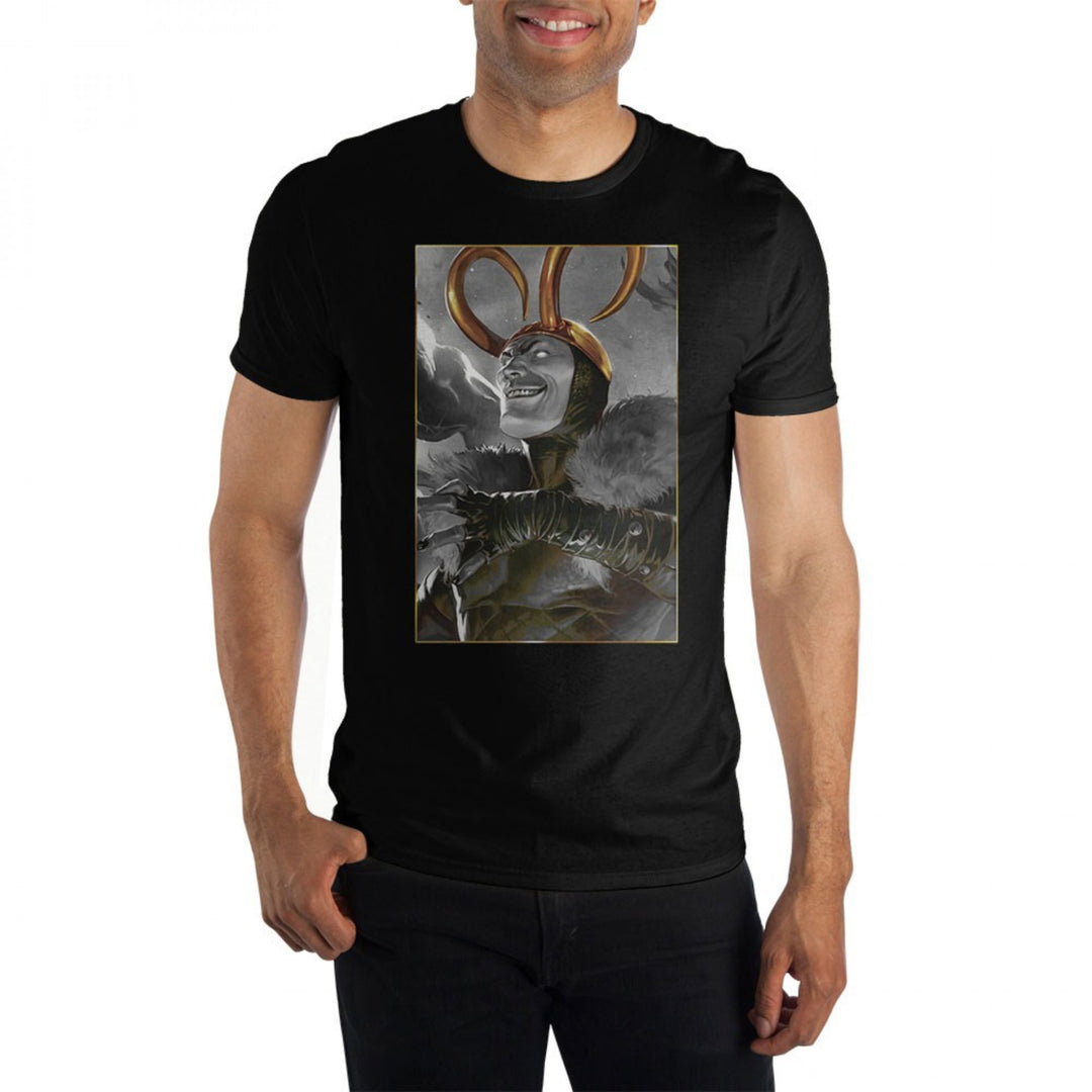 Marvel Loki Classic Comics Image T-Shirt Image 1