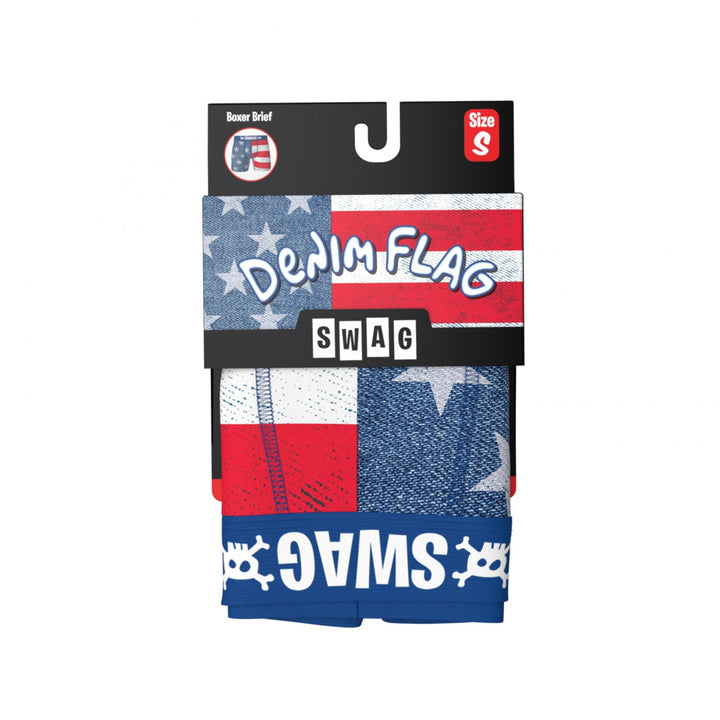 Americana Flag Design Swag Boxer Briefs Image 3