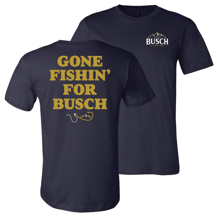 Busch Gone Fishing T-Shirt Image 1