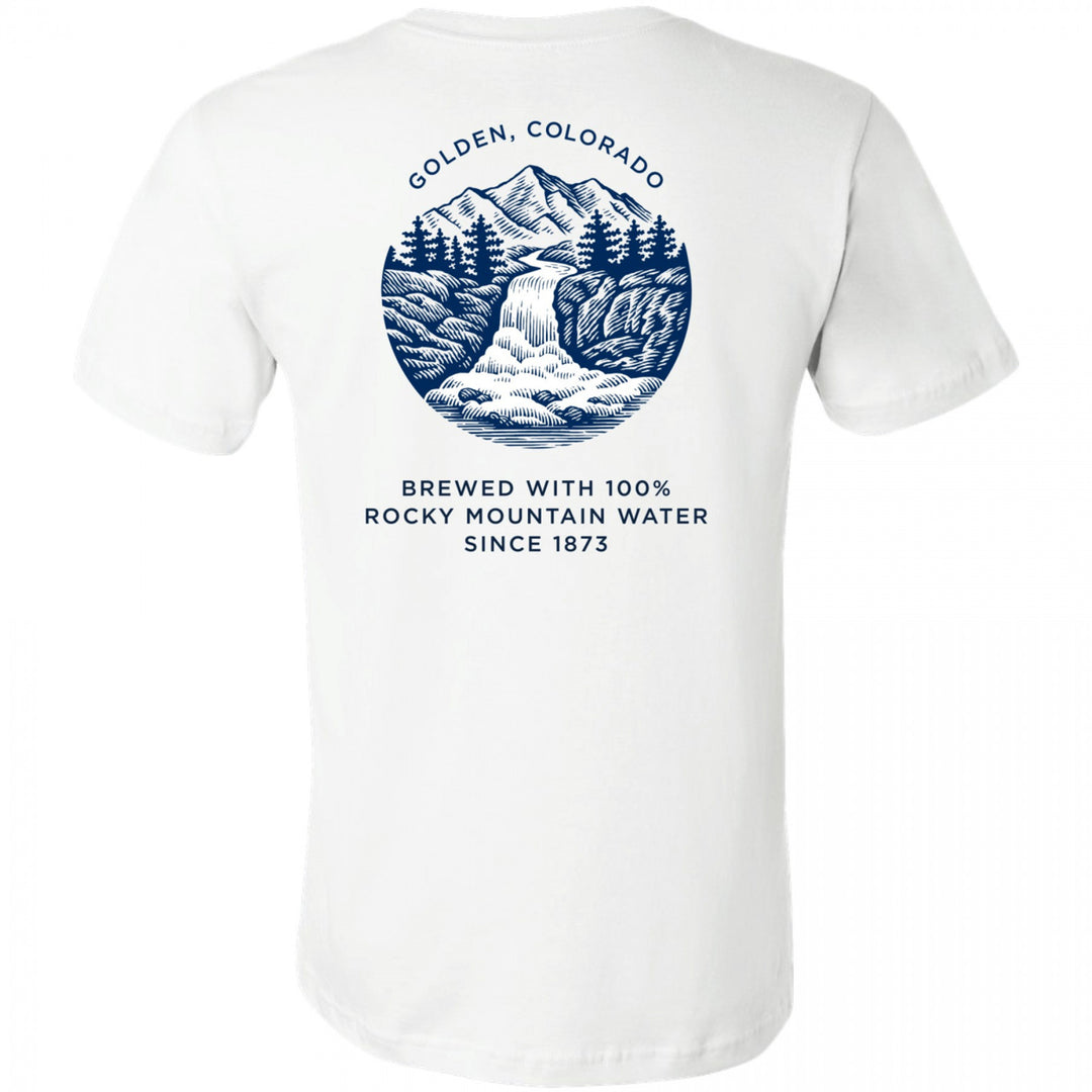 Coors Banquet Waterfall Seal Front and Back Print T-Shirt Image 2