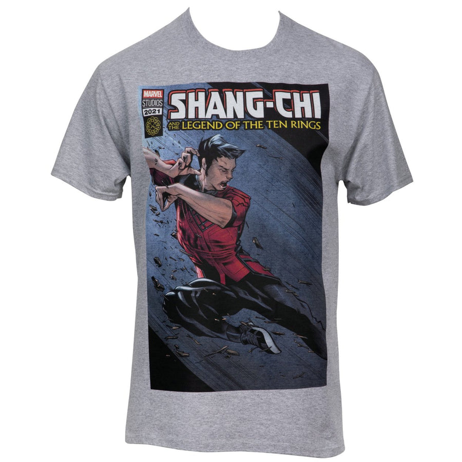 Marvel Shang-Chi and The Legend of the Ten Rings Comic Cover T-Shirt Image 1