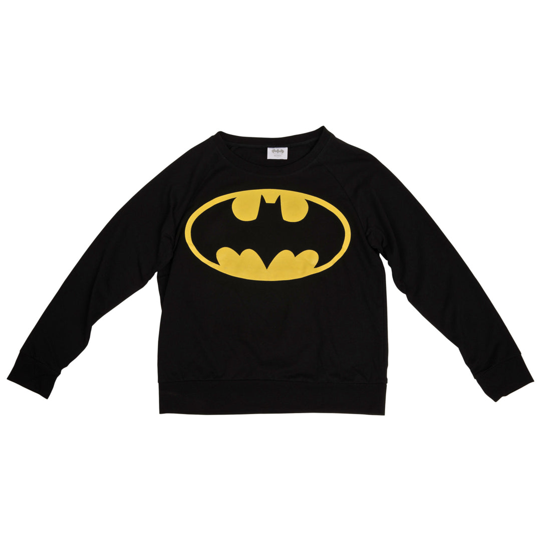 DC Comics Batman Classic Symbol Womens Sweatshirt Image 2