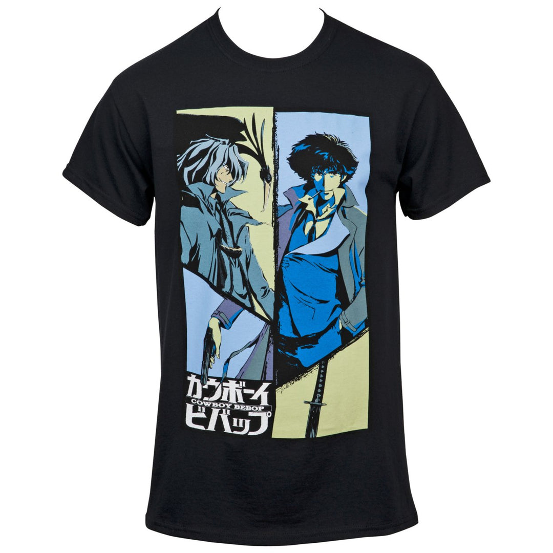 Cowboy Bebop Spike and Vicious T-Shirt Image 1