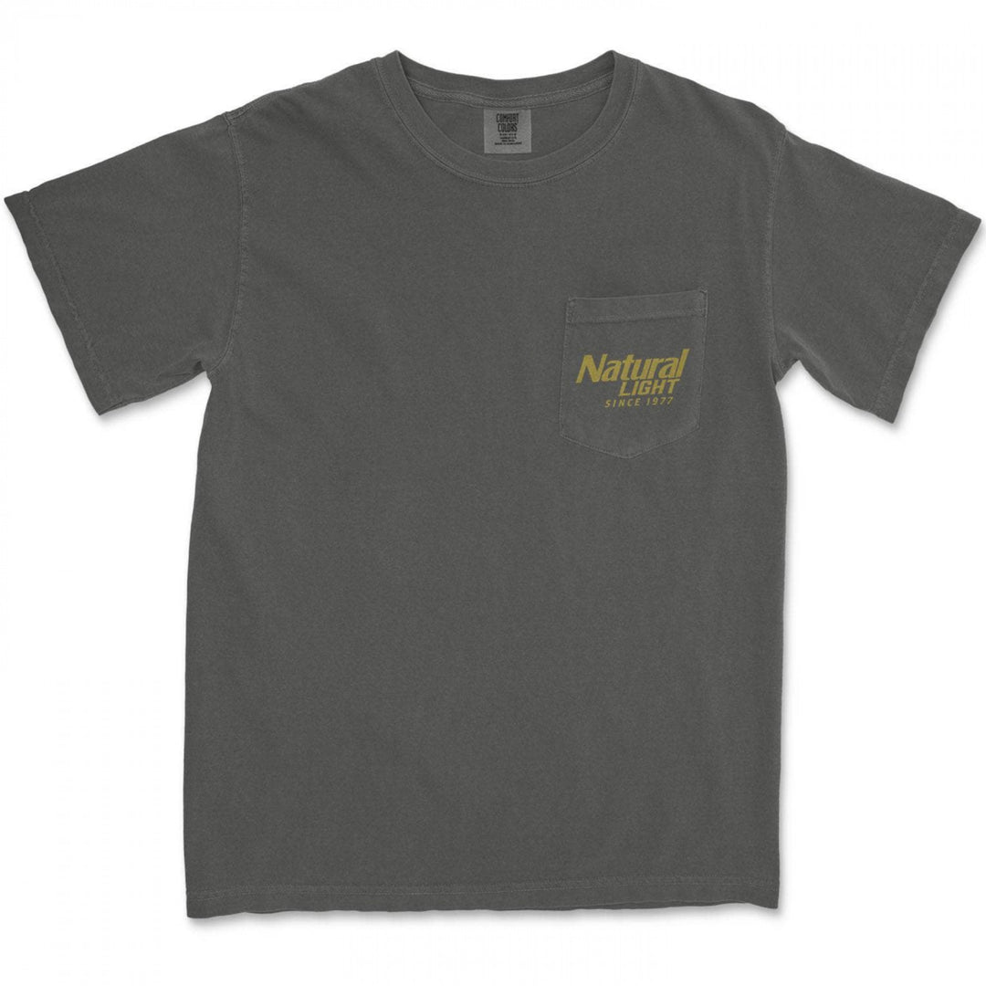 Natural Light Since 1977 Rowdy Gentleman Pocket T-Shirt Image 3