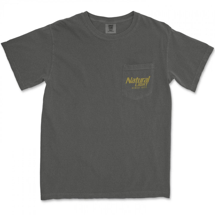 Natural Light Since 1977 Rowdy Gentleman Pocket T-Shirt Image 3