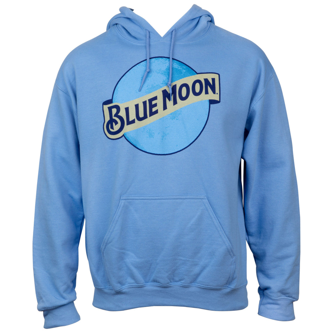 Blue Moon Classic Logo Baby Blue Hoodie Image 1