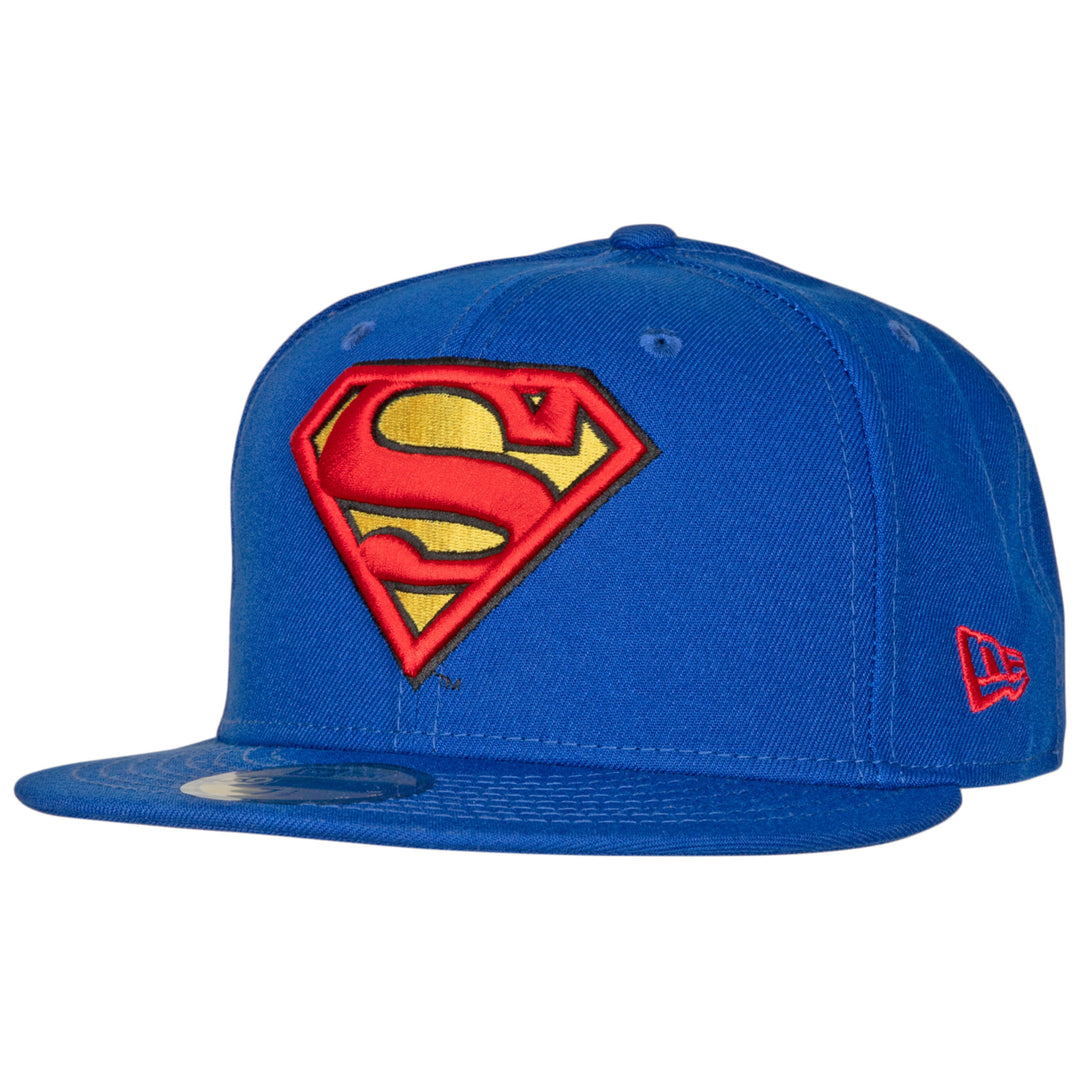 Superman Symbol Blue Era 59Fifty Fitted Hat Image 1