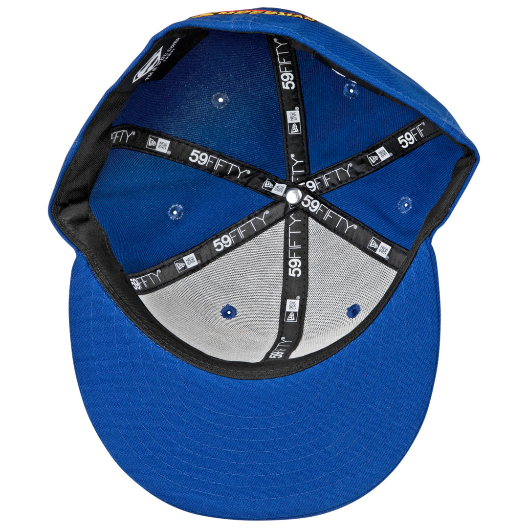 Superman Symbol Blue Era 59Fifty Fitted Hat Image 4