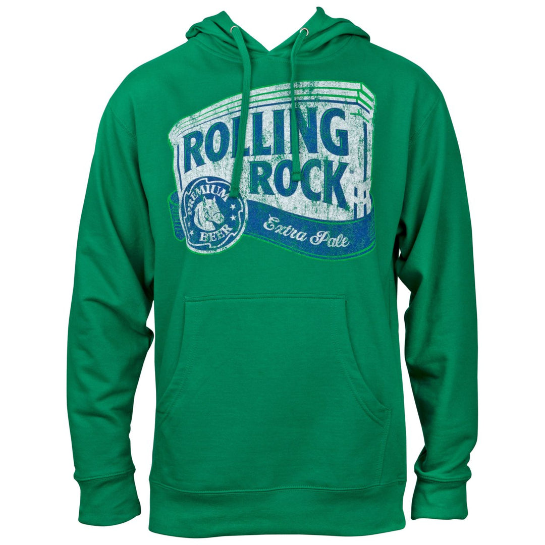 Rolling Rock Green Hoodie Image 1