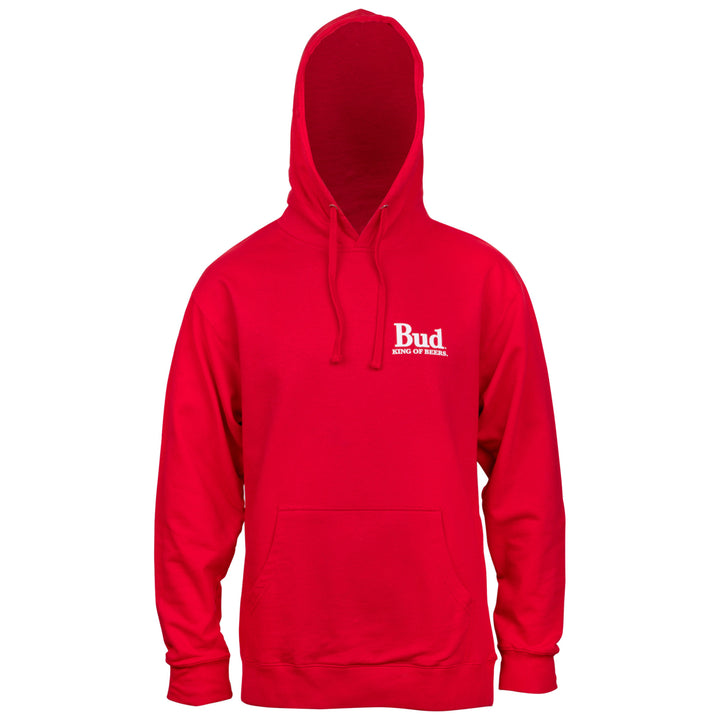 Budweiser Front and Back Print Hoodie Image 3