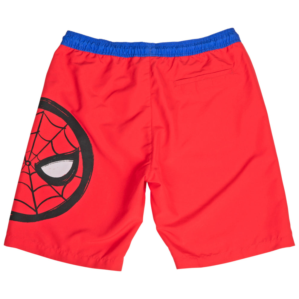 Spider-Man Character Symbol Board Shorts Image 2