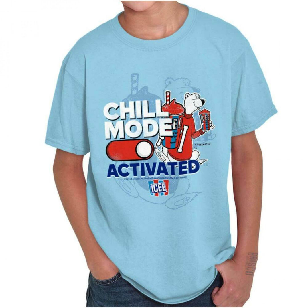 ICEE Bear Blue Chill Mode Activated T-Shirt Image 1