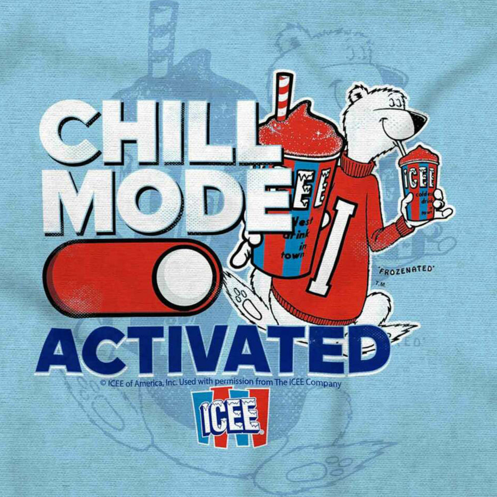 ICEE Bear Blue Chill Mode Activated T-Shirt Image 2