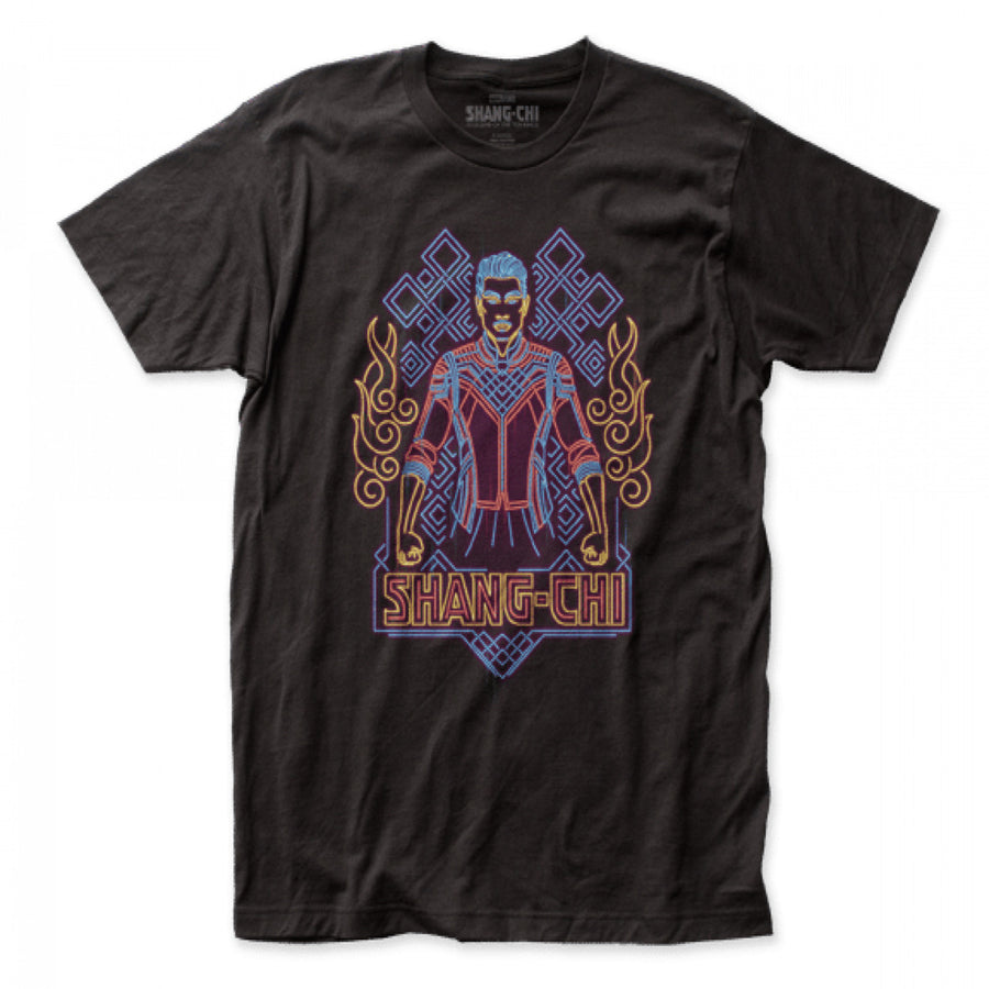 Marvel Shang-Chi Neon Badge T-Shirt Image 1