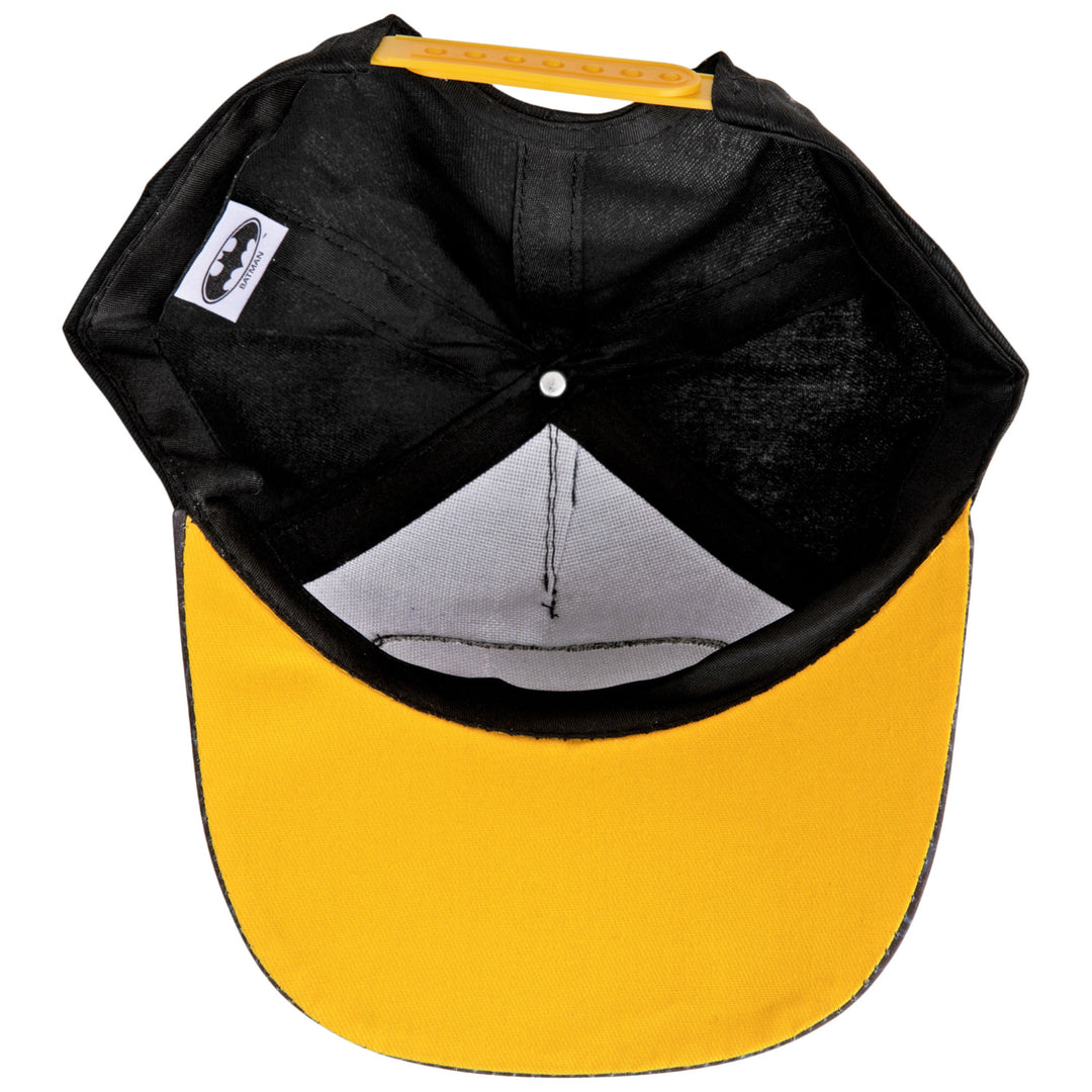 Batman Classic Symbol Youth Snapback Hat Image 4
