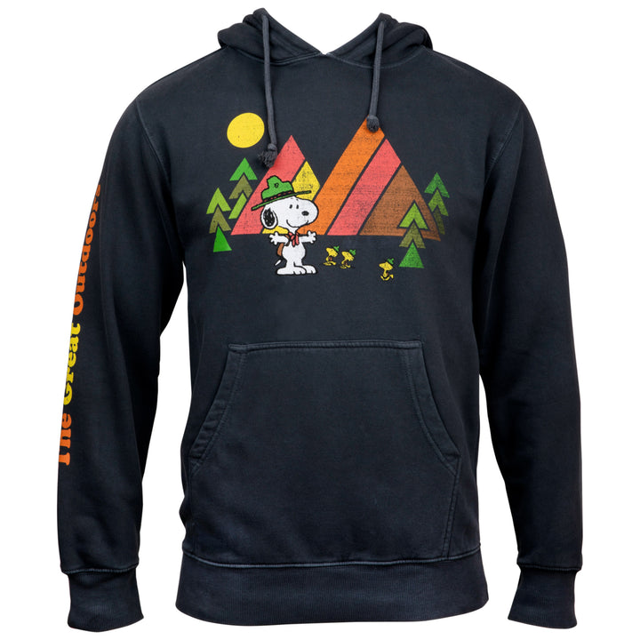 Peanuts Park Ranger Snoopy Dog The Great Outdoors Sweatshirt Image 1