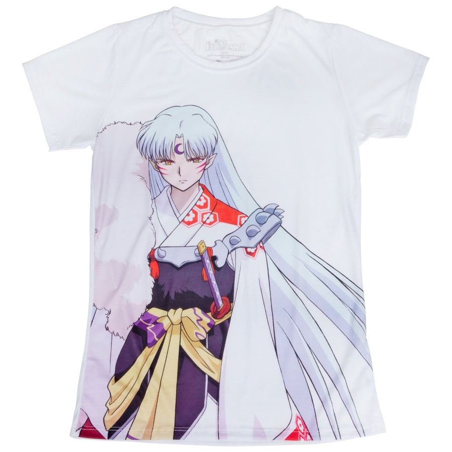 Inuyasha Sesshomaru Character Juniors T-Shirt Image 1