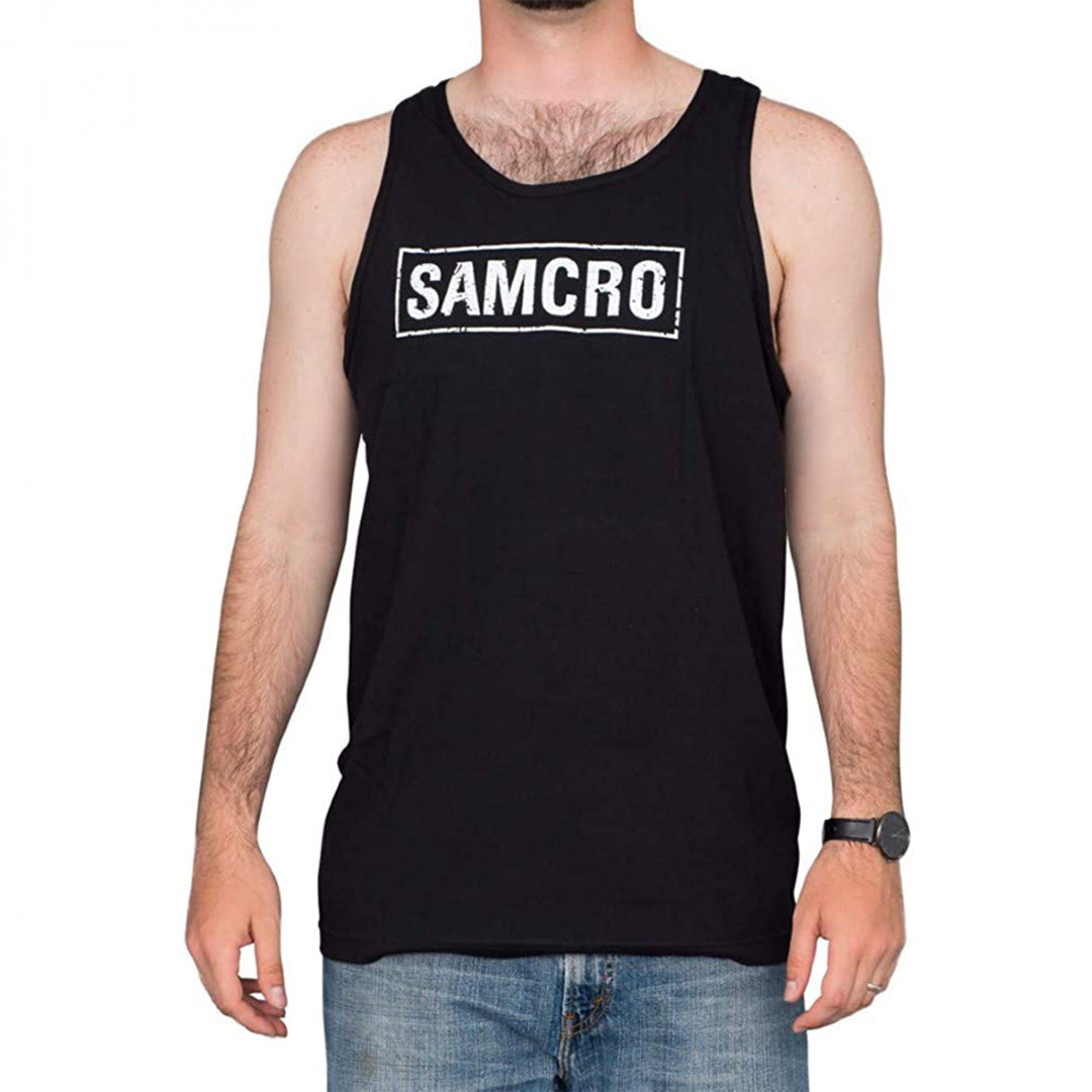 Sons Of Anarchy SAMCRO Front And Back Print Tank Top Image 1