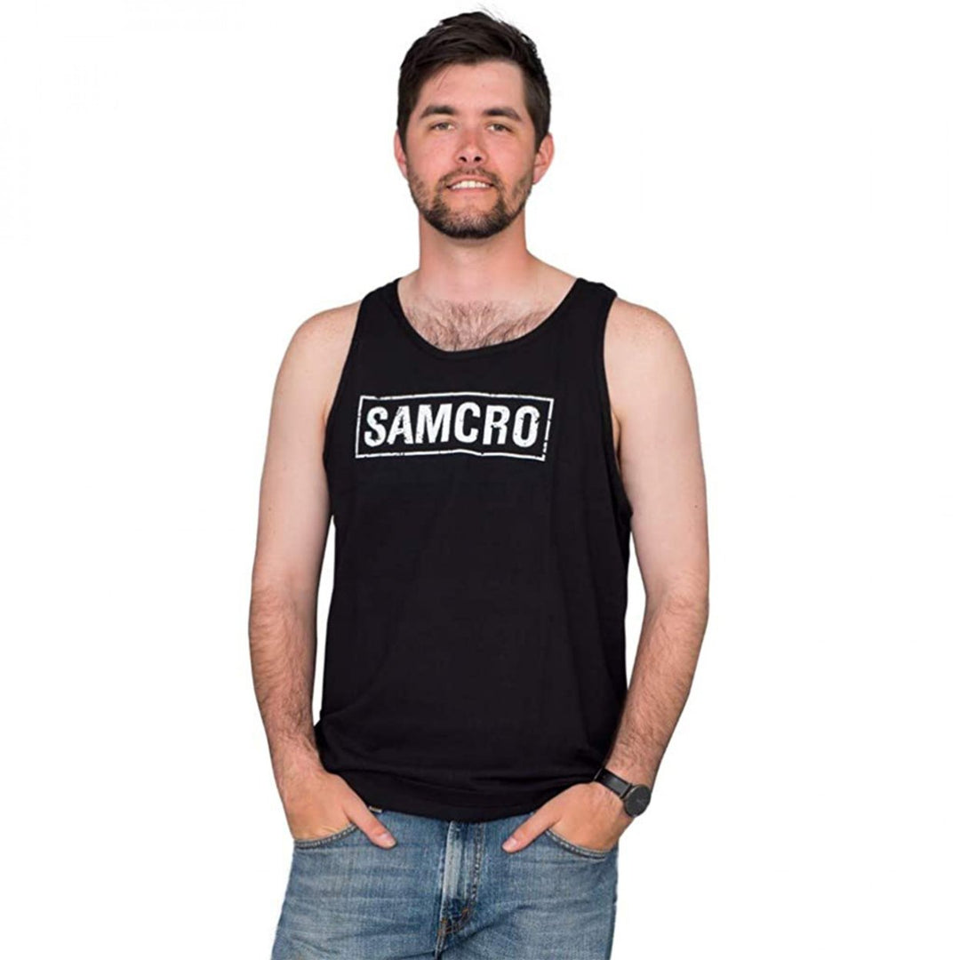 Sons Of Anarchy SAMCRO Front And Back Print Tank Top Image 2