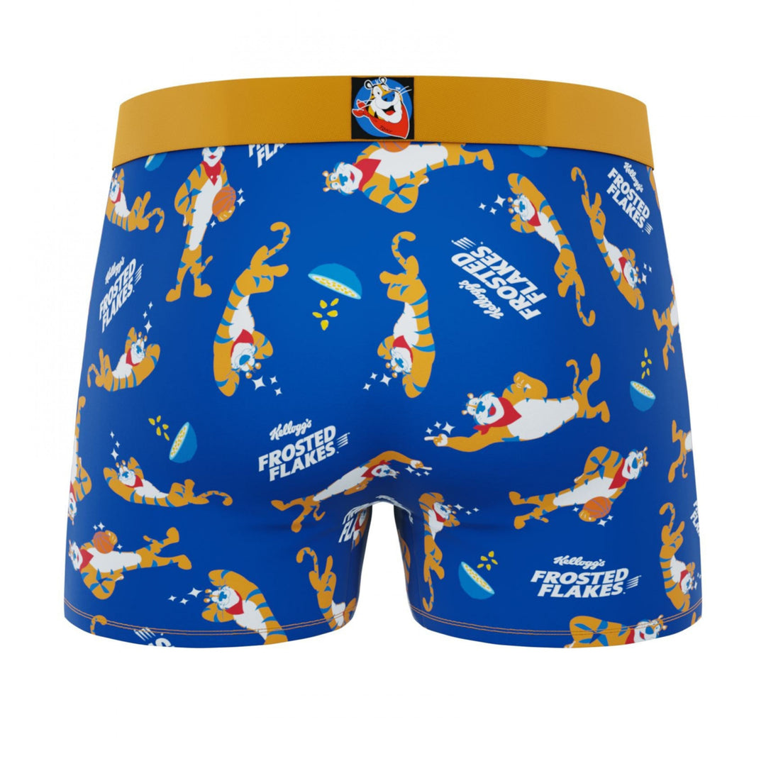 Crazy Boxer Kelloggs Frosted Flakes Logo and Tony the Tiger Mens Boxer Briefs Image 3