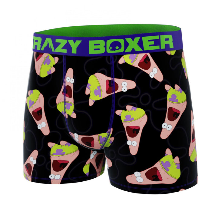 Crazy Boxers SpongeBob SquarePants Movie Surprised Patrick Mens Boxer Briefs Image 2