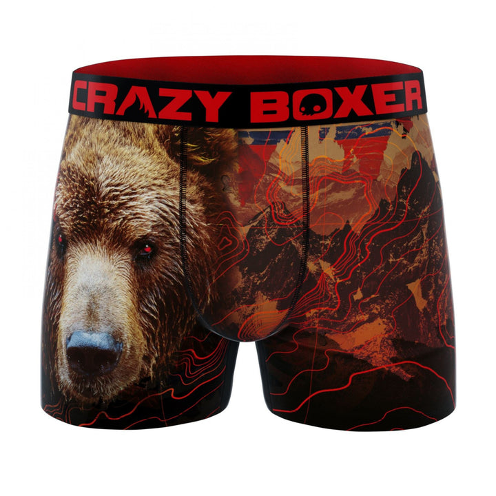 Crazy Boxer Outdoor Bear Mens Boxer Briefs Image 1