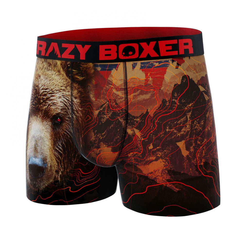 Crazy Boxer Outdoor Bear Mens Boxer Briefs Image 2