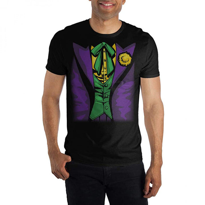 DC Comics Batman The Joker Costume Design T-Shirt Image 2
