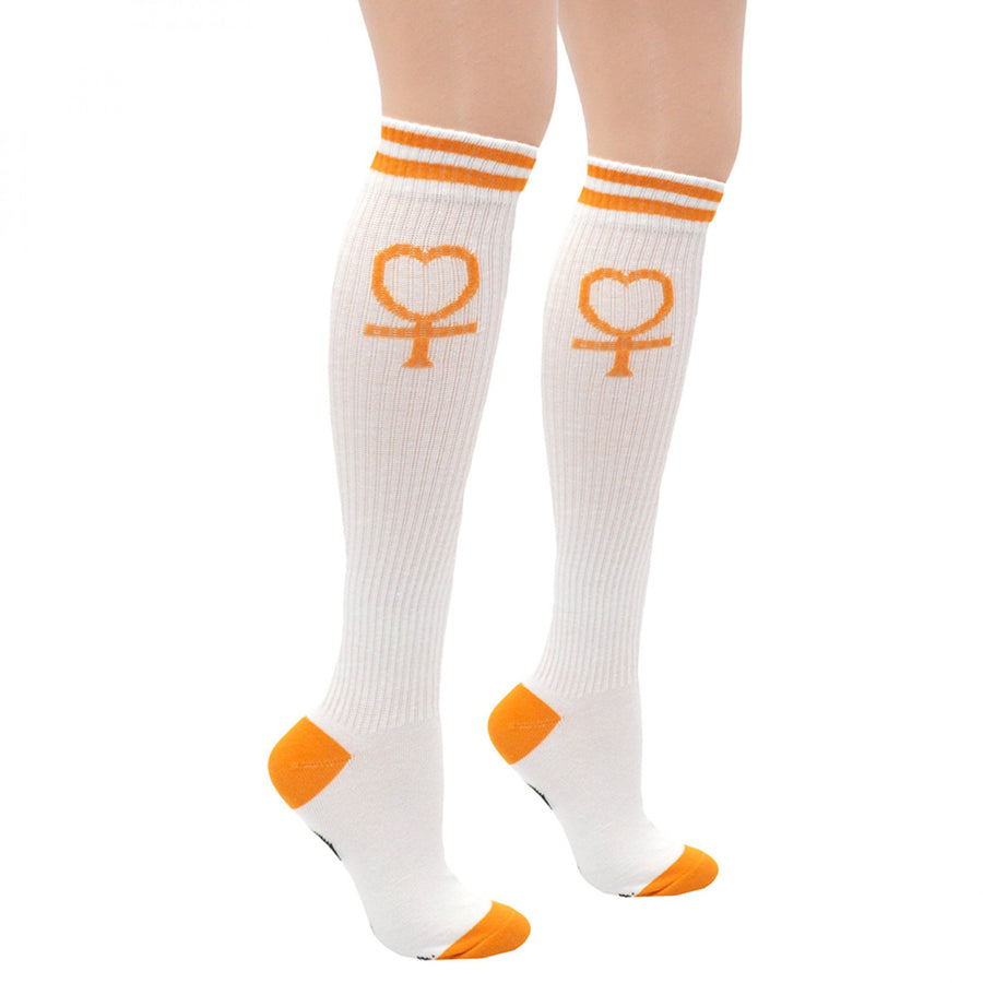 Sailor Moon Sailor Venus Athletic Knee High Socks Image 1