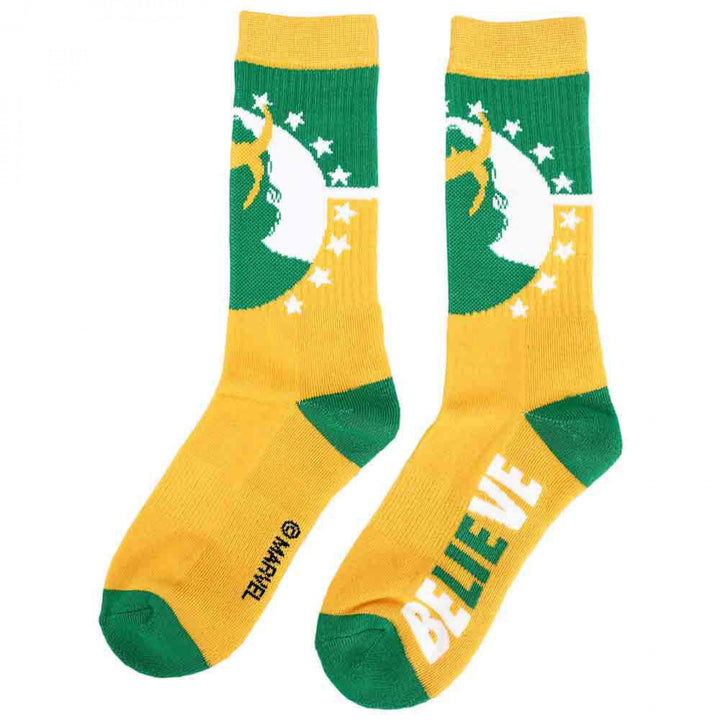 Marvel Studios Loki Vote For Loki Crew Socks Image 2