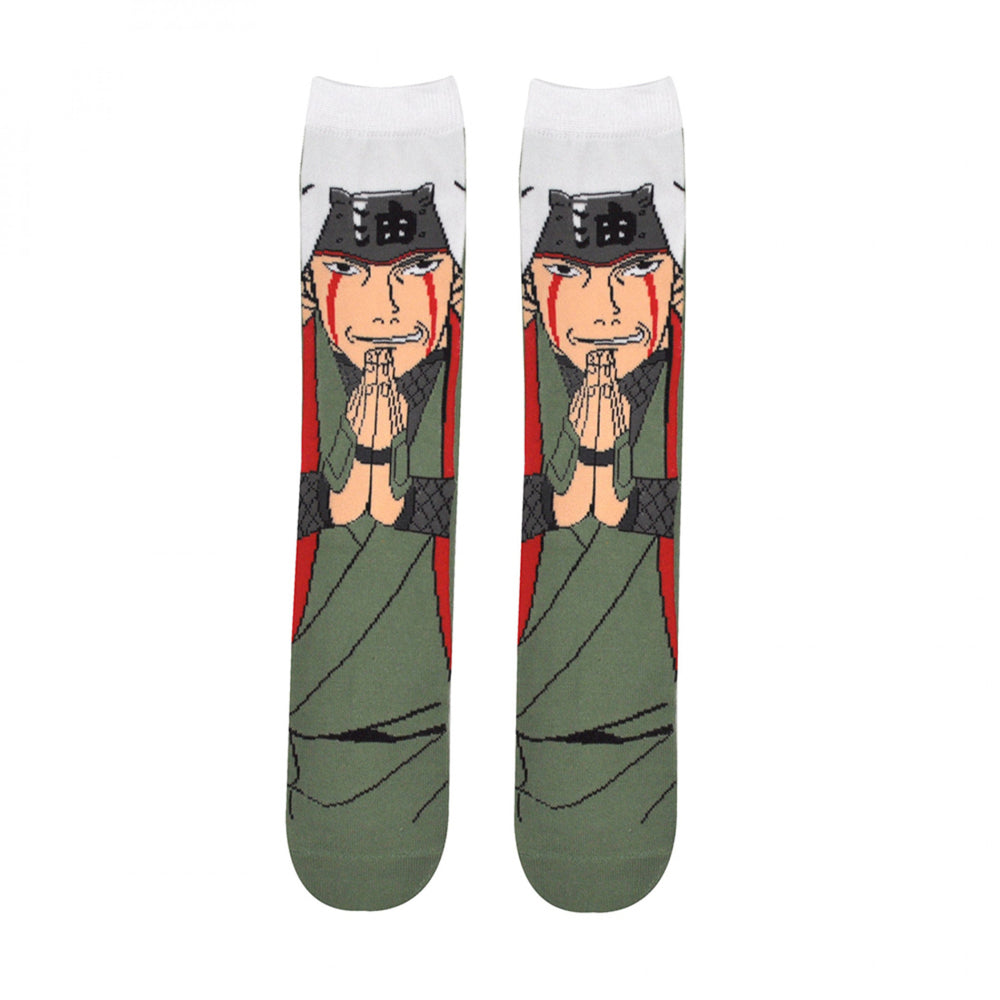 Naruto Shippuden Jiraiya Crew Socks Image 2